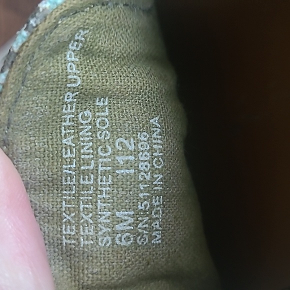 Tory Burch Sneakers Women's sz 6 Green/Cream Floral Slip On Canvas Sneaker - Picture 11 of 12